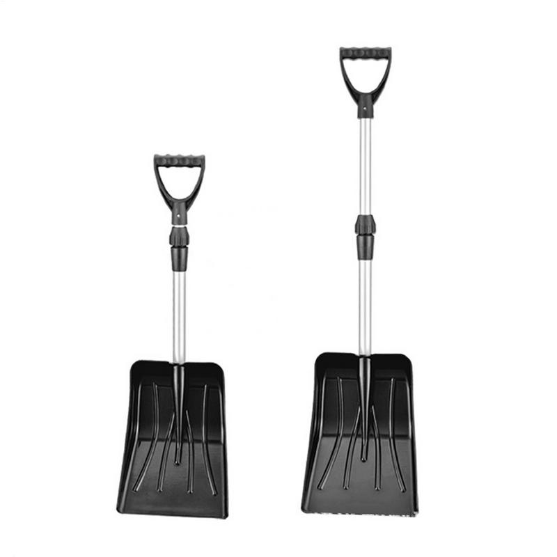 Детские лопаты для копания, регулируемая зимняя лопата с D-образной ручкой, многофункциональная лопата для саней, детская лопата для копания снега