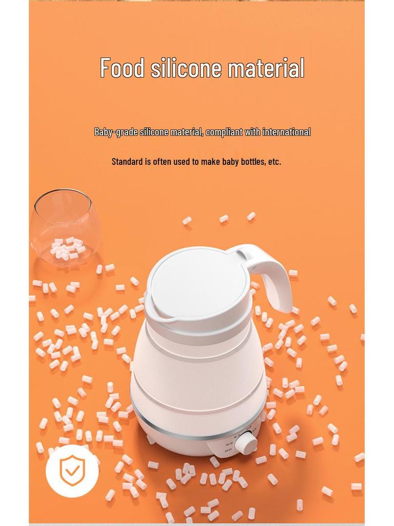 Складной электрический силиконовый чайник, удобный для путешествий