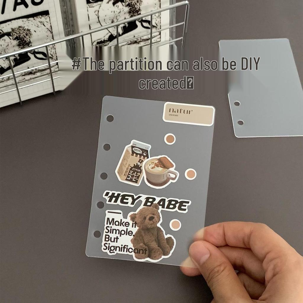 Матовые пластиковые разделители для папок – Прозрачные многодырочные страницы-индексы с откидным верхом