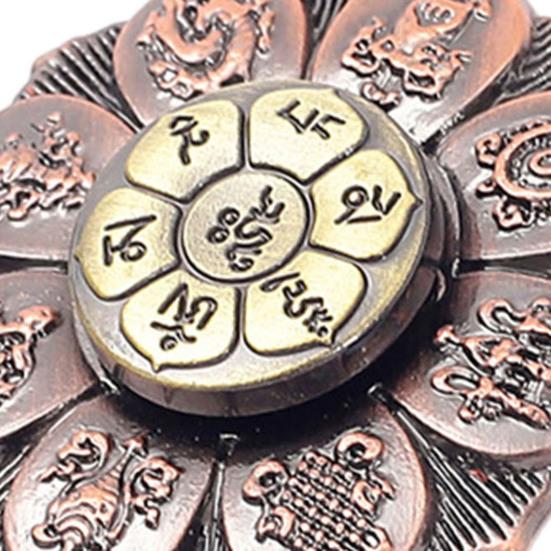 1/2 шт. Медитация Будда Лотос Спиннер Игрушка Снятие Стресса Тревоги Подростки Взрослые Гироскоп для Кончиков Пальцев Портативная Дорожная Сенсорная Вращающаяся Игрушка