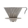 Ручной капельный воронка HARIO V60 Титановый, 1-4 чашки, Капельный, Легкий, Для улицы, Титан, Бежево-серый, VDTI-02-TSV