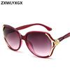 Flower Sunglasses Women Gradient Classic Vintage Ladies Oversized Sun Glasses UV400 Glasses Oculos Feminino