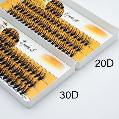 20D/30D Отдельные пучки ресниц 60 пучков/коробка для наращивания ресниц Натуральные норковые ресницы Инструменты для макияжа Ресницы
