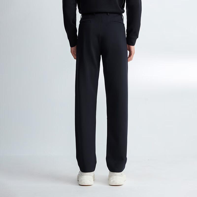 HLA Chic Ageless Men's Business Casual Fleece-Lined Trousers
