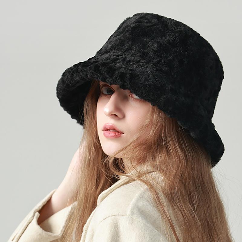 WTEMPO 1 шт., однотонные теплые панамы, женские новые зимние мягкие универсальные плюшевые рыбацкие шапки, подходящие для езды на велосипеде и пешего туризма