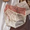Hollow Lace Girls' Mesh Panties Hip and Waist Wrapped Breathable Triangle Women’s Panties