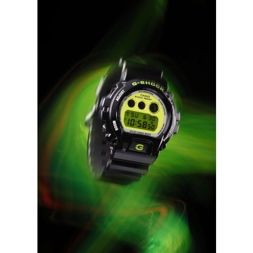 Часы Casio G-Shock CRAZY COLORS 2024 DW-6900RCS-1JF Мужские Черные