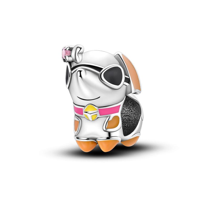 New 925 Sterling Silver Parrot Butterfly Flamingo Animal Charms Bead Fit 925 Original Bracelet Fine DIY Birthday Jewelry