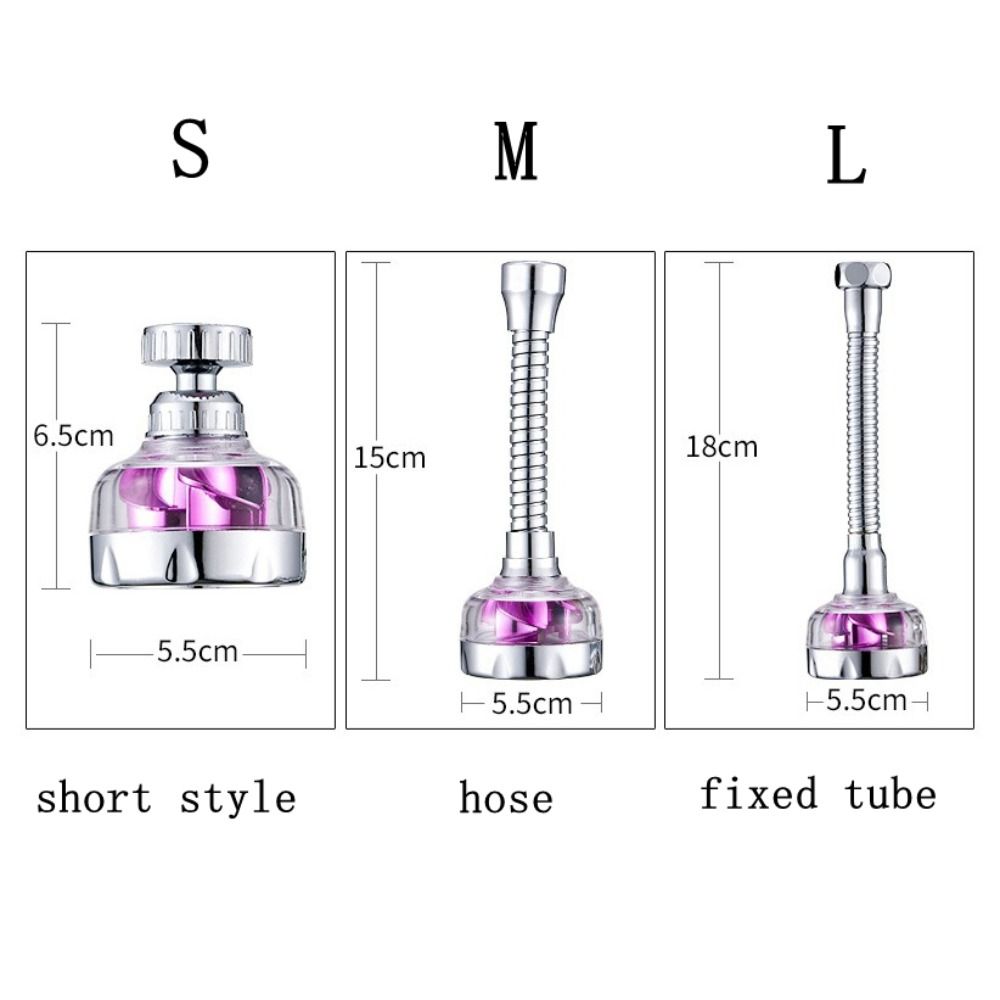 Fan Filter Splash-Proof Faucet 360° Rotation Turbocharged Shower Head Kitchen Faucet  Kitchen