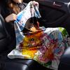 Customiz Name Personality Candy Candy (2) Blanket Soft &Warm Sofa Office Bed Travel Lunch Break Blanket, Gift Suitable for All Seasons