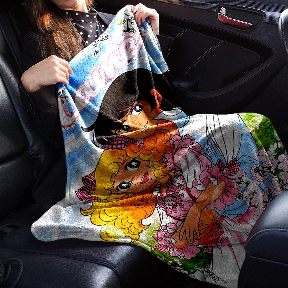 Customiz Name Personality Candy Candy (2) Blanket Soft &Warm Sofa Office Bed Travel Lunch Break Blanket, Gift Suitable for All Seasons