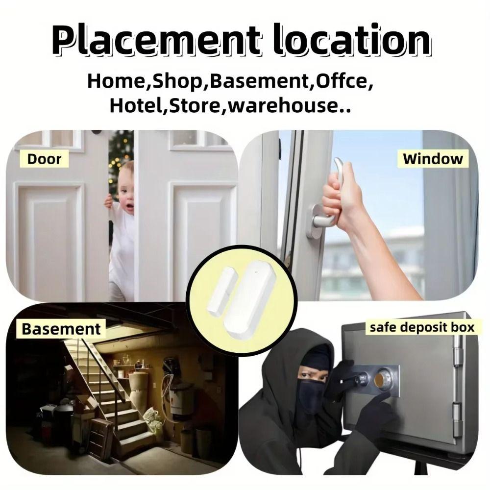 Security Protection Zigbee Door Sensor Contact Detection Open Closed Detector Smart Home