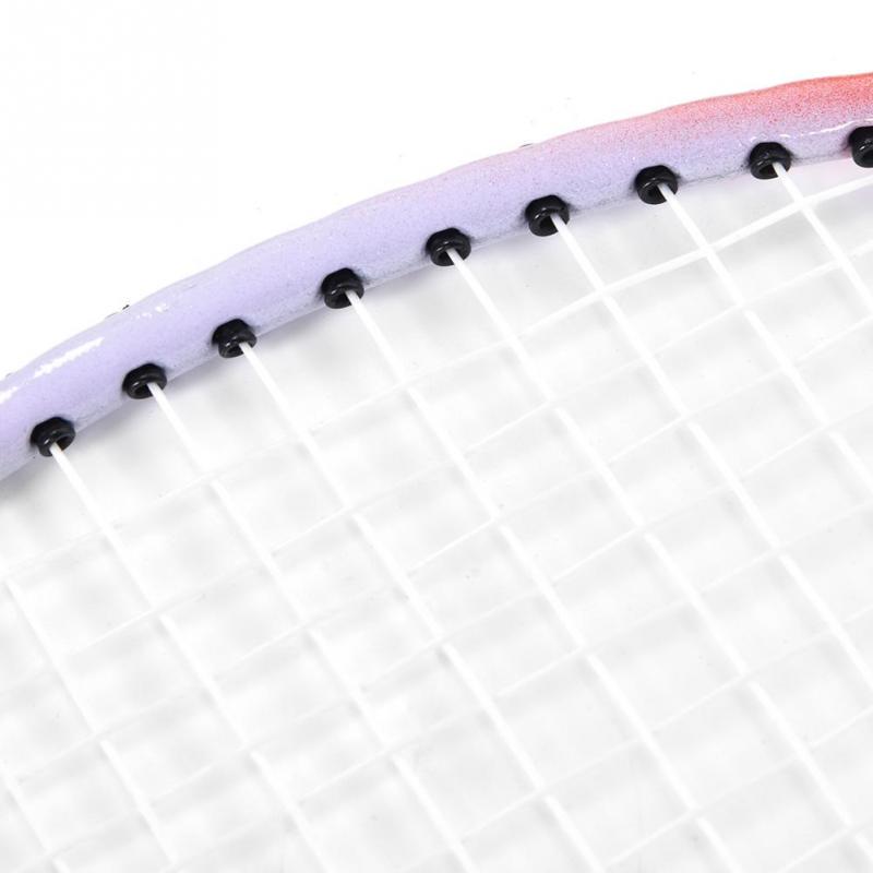 Стальной сплав, высокоэластичная губчатая ручка, набор ракеток для бадминтона, тренировочные ракетки с сумкой