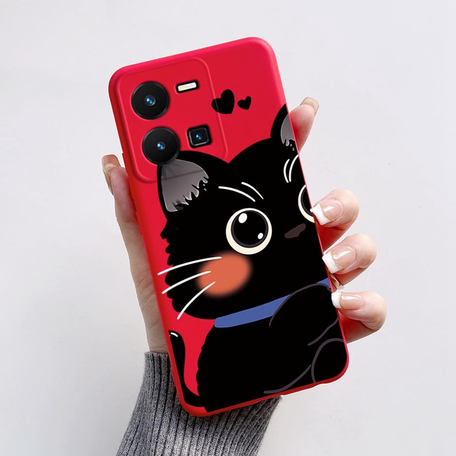 Для vivo Y35 4G Защитный чехол Для vivo Y35 4G Модные мультяшные чехлы для телефона Для vivo Y35 4G Красивая задняя крышка с рисунком Coque