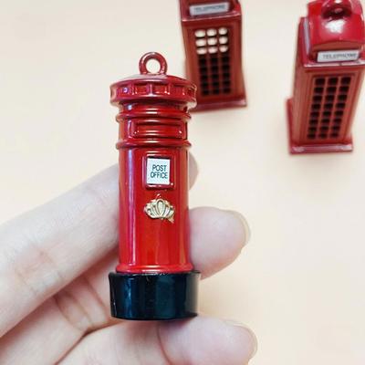 1:Масштаб 1:12 Миниатюрные телефонные будки для кукольного домика Уникальный подарок для коллекционеров Мастеров Настольное украшение
