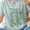 Футболка с горным пейзажем, Унисекс, для активного отдыха на природе, Горы, Горпкор, Сосны