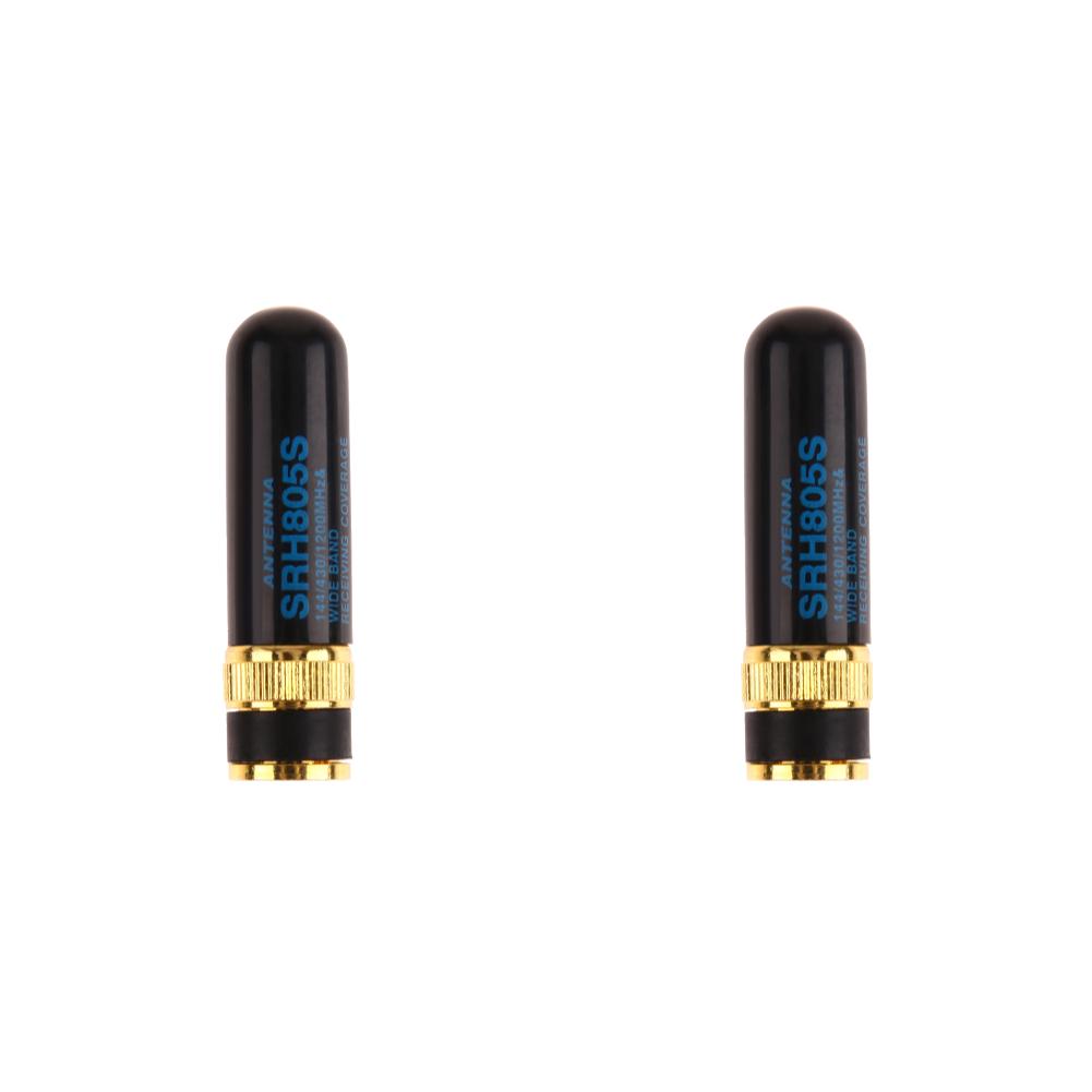 1-10 шт. Мини Двухдиапазонная антенна SRH805S BNC-M для радиостанций Kenwood TK320 Icom Yaesu