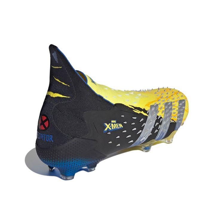 Adidas Мужские кроссовки Marvel x Predator Freak+ FG Wolverine желтые ярко-желтые серебристо-металлические FY1118