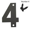 Durable For Home Mailbox Hotel Address Steel 0 To 9 Number Plate Sign Door Label Numeral Tag