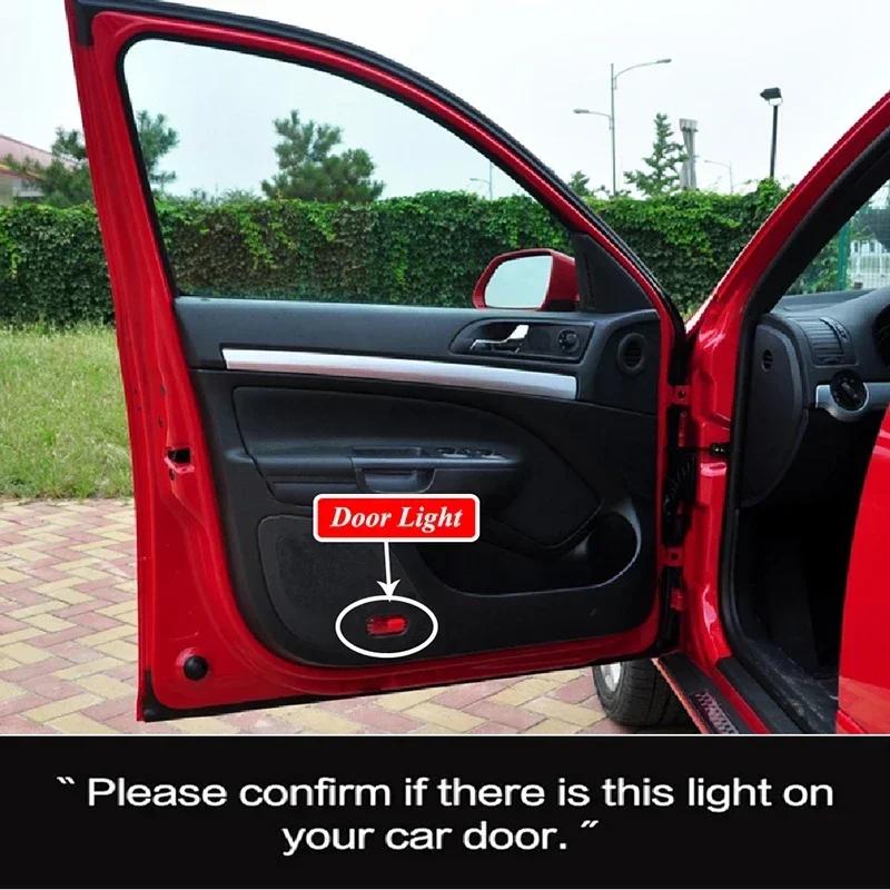 2026 New For VW VOLKSWAGEN 2Pc LED Car Door Welcome Lights Logo Courtesy Projector Ghost Shadow Lamp for VOLKSWAGEN VW GOLF 6 7