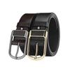 Men Leather Pu Belt With Alloy Pin Closure For Business And Activities Leisure
