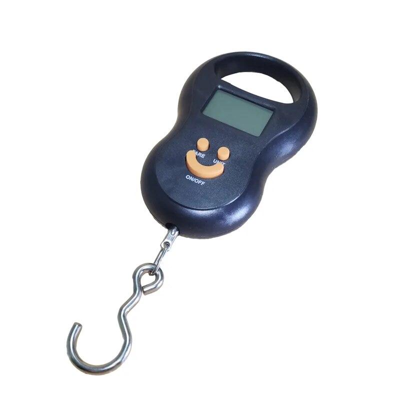 Электронные подвесные весы 50 кг 10 г, ЖК-кухонные цифровые весы, мини-портативные весы, дорожные весы для багажа