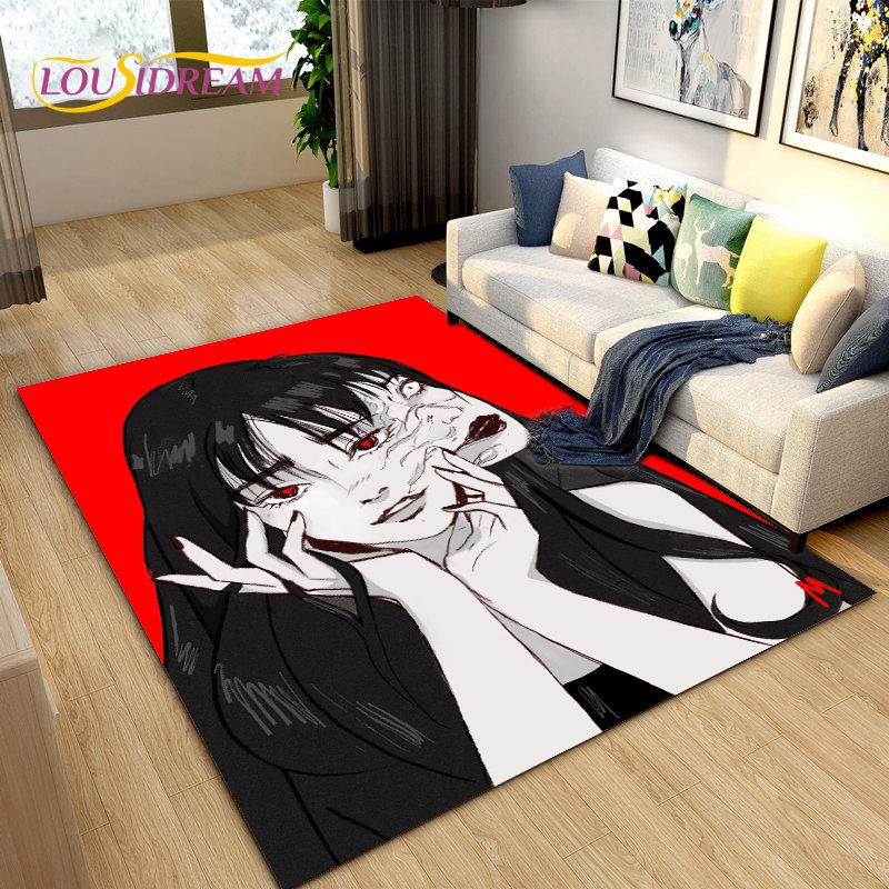 Junji Ito Tomie Kawakami Ghost Area Rug Большой ковер для гостиной Спальня Диван Коврик Украшение, детский нескользящий напольный коврик