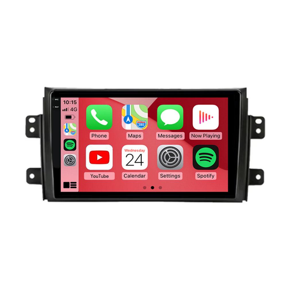 Android 14 Carplay Car Radio Multimedia для Suzuki SX4 SX 4 2006 - 2013 Головное устройство BT GPS видео DVD DSP-плеер Авторадио Стерео