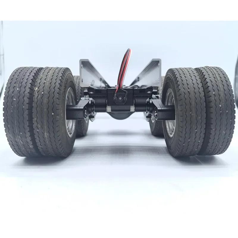 1set Electric Lift Rear Suspension for 1/14 RC Truck Tamiya 56368 For scania 770S For volvo FH16