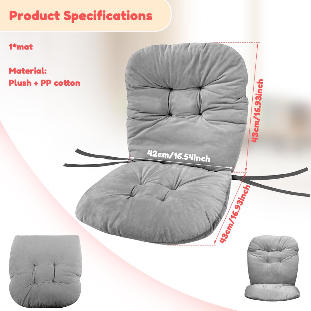 Chair Cushion Soft High Elasticity Desk Chair Backrest Student Mat Tailbone Sciatica Back Pain Relief Comfort Chair Cushion