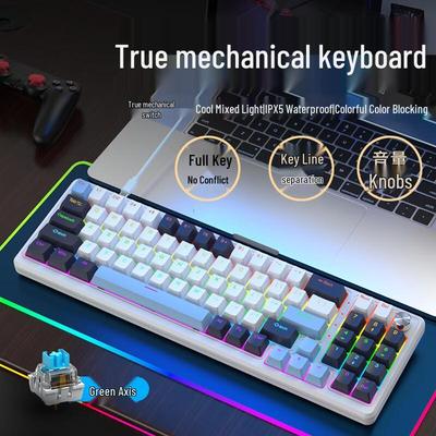 Y-FRUITFUL K78 RGB Механическая клавиатура с возможностью горячей замены, проводная