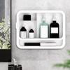 Dustproof Multi-layer Bathroom Organizer Cosmetics Wall-mounted Storage Box Organizer Suitable for Bathroom Kitchen Storage