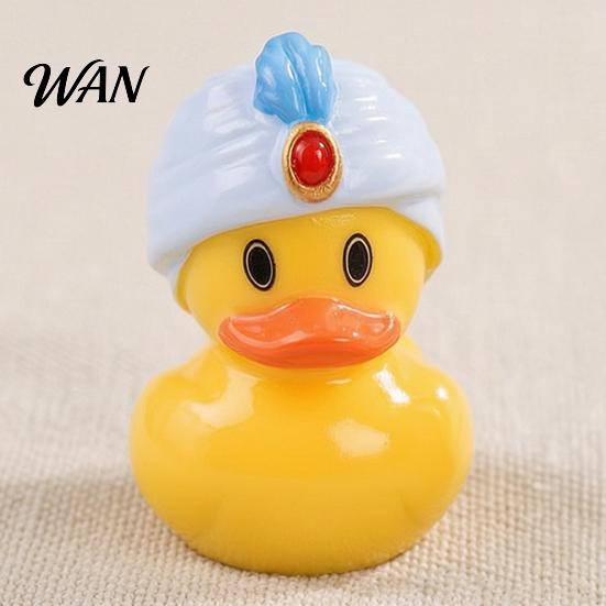 Egyptian Culture Duck Design 2 Pcs Mini Resin Figurine, Cute Tiny Ancient Sphinx Beach-themed Decor Pharaoh Figures for Home Office Table Decor, Micro