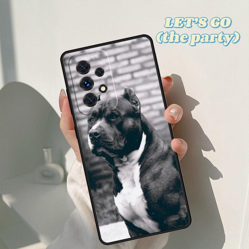Чехол для телефона с собакой Питбуль Для Samsung Galaxy A42 A31 A40 A51 A71 A32 A80 A91 A52 A72 A73 A20e A21S A50 A70 A11 A12 Обложка
