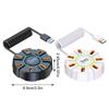 USB-разветвитель 7 портов Множественный расширитель RGB-подсветка Мульти-разветвитель Адаптер Адаптер зарядного устройства