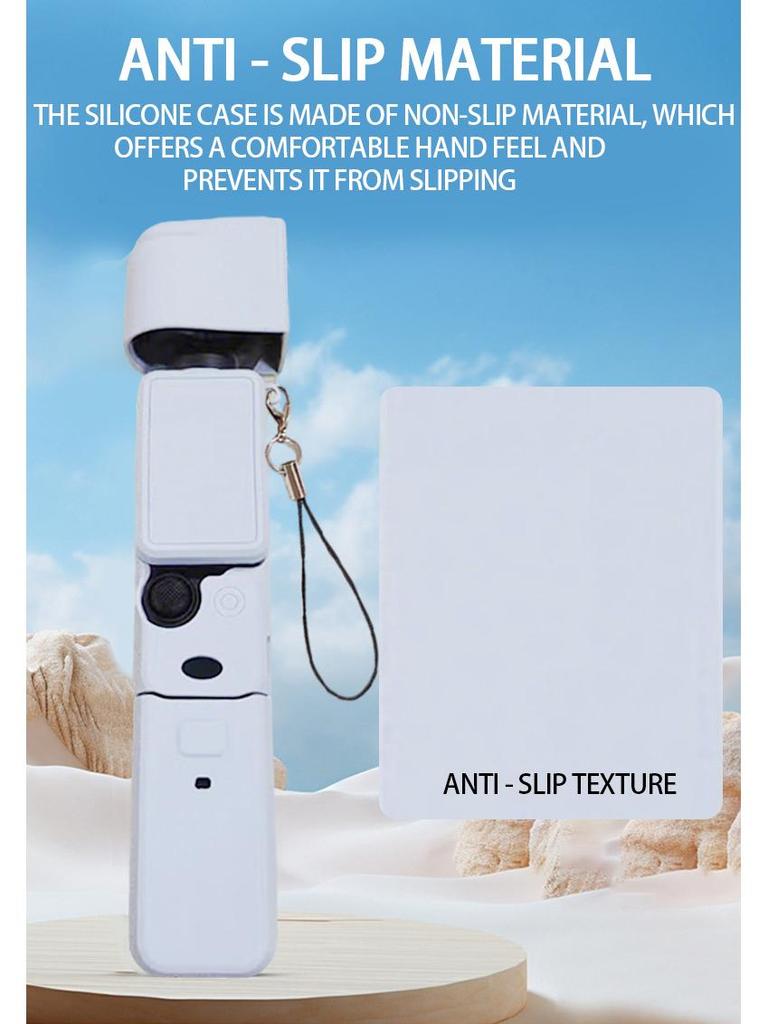 Силиконовый чехол и крышка для объектива DJI OSMO Pocket 3: Пылезащитный и Ударопрочный Защитный Аксессуар