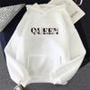 Женские худи Queen Высокое качество Цветочный принт с буквами С капюшоном Пуловер Женская городская повседневная мода Теплое худи