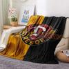 1PC Dynamo Dresden Custom Name Patterned Flannel Blanket Suitable For All Seasons For Home Decor Warmth And Comfort Gifts Holiday Present