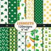 DIY12 листов/упаковка точек St. Патрик материал бумага ручная работа счет резка своими руками упаковка праздничный материал бумага