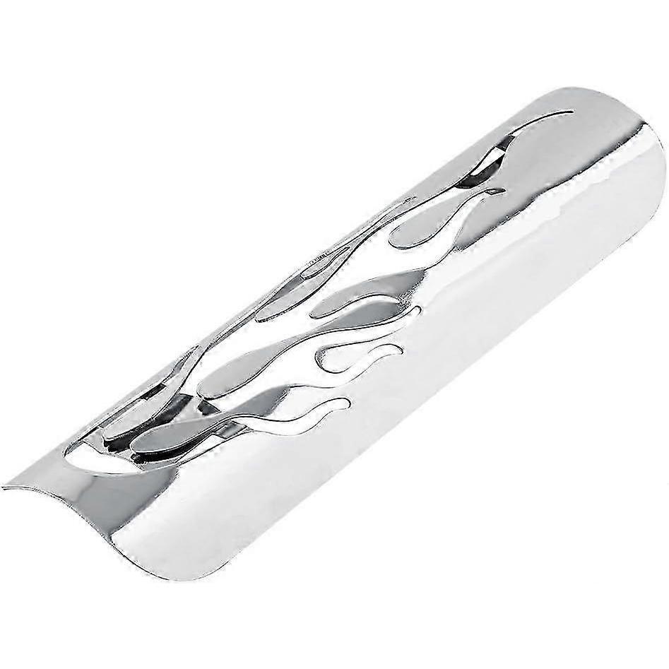 Motorcycle Exhaust Heat Shield Exhaust Muffler Protection Metal Heat Shield Motorcycle Universal High Temperature Resistant Anti-scald