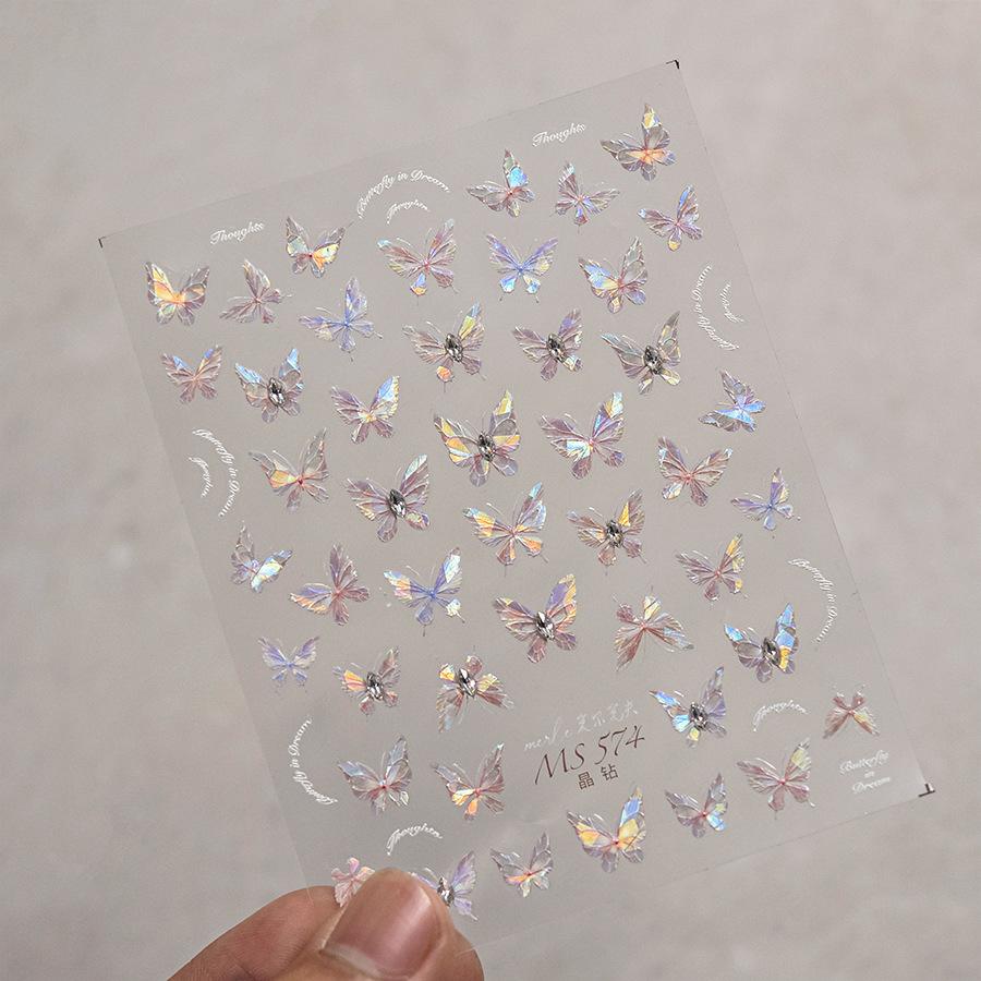 1pcs 5D Bronzing Retro Star Nail Art Stickers Luxury Gold Silver Fire Pattern Nail Decorations Transfer Decals DIY Accessories