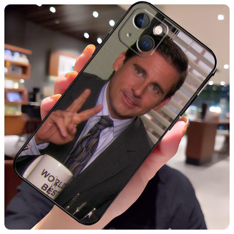 Michael Scott The Office Case For iPhone 16 Pro Max 14 13 12 11 15 17 Pro Max mini 15 16 Plus 16e 17 Air Phone Cover