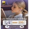 1 УПАКОВКА беспроводная Bluetooth-гарнитура зажимного типа, водонепроницаемость IPX5, подходит для занятий спортом, бега, удобная легкая маленькая гарнитура