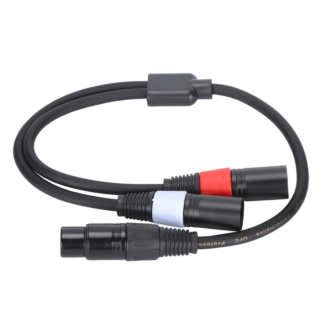 JORINDO 5-контактный XLR гнездо на двойной 3-контактный XLR штекер кабель Y-разветвитель или переходной кабель 0,5 м