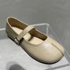 Модные женские сандалии новые с разрезным носком туфли Мэри Джейн на плоской подошве женские туфли-лодочки женские ретро винтажные женские повседневные новинки сплошные туфли ниндзя