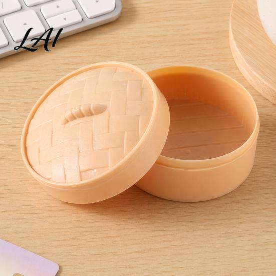 Мини-контейнер-пароварка из бамбука, Форма для хранения с крышкой, DIY, Для помадки, Хлеба, Ручной работы, Ювелирных изделий, Коробка для поделок, Витрина для коллекционных предметов
