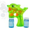 Plastic Dolphin Bubble Gun with 2 Refills Ideal for Children Outdoor Game
