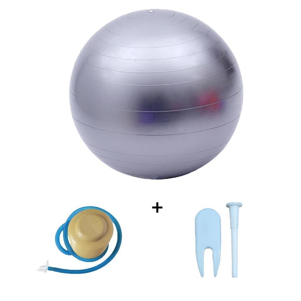 Durable Anti-Burst PVC Yoga Ball for Exercise, Balance & Pilates