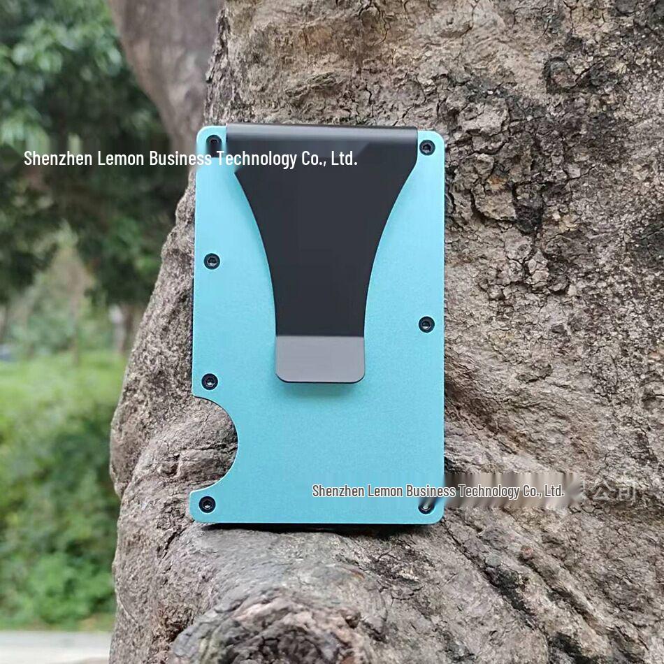 Ultra-Thin RFID Aluminum Alloy Anti-Theft Card Holder Wallet