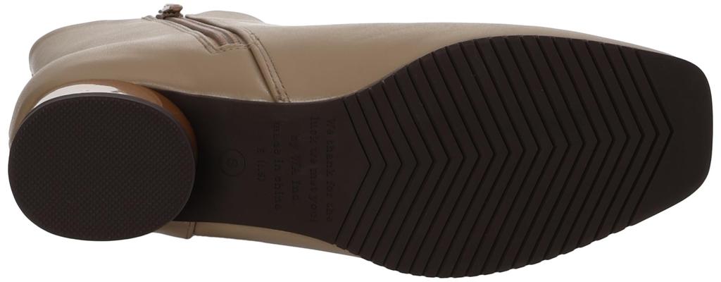 Oriental Traffic Короткие Низкие Боковые БЕЖЕВЫЕ Женские Ботинки, Каблук, Теплые, Простые, Амортизирующие, Мягкие, Устойчивые к Усталости, Холодостойкие, Молния, 32409,